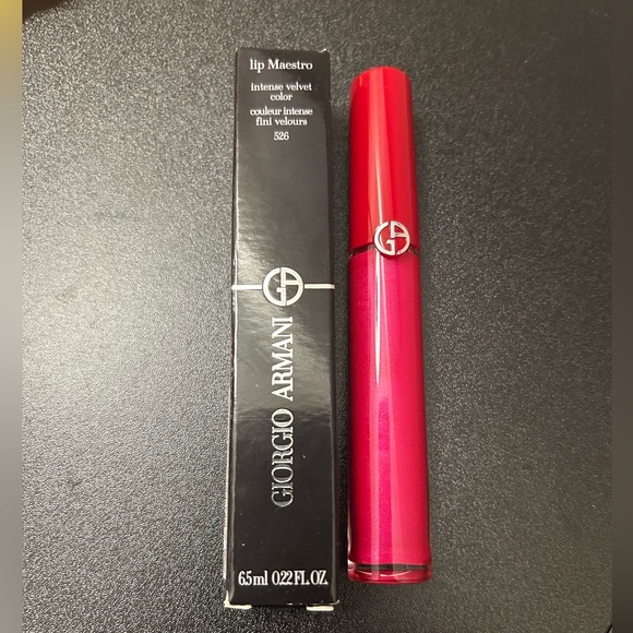Giorgio Armani Other - Giorgio Armani Lip Maestro Intense Velvet Col 0.22oz/6.5ml #526 Blast